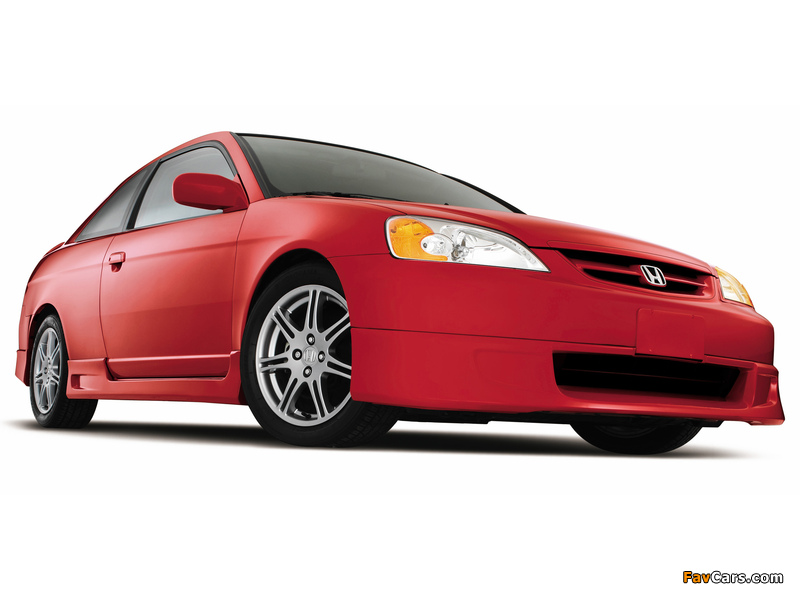 Honda Civic Coupe Factory Performance Package 2003 wallpapers (800 x 600)