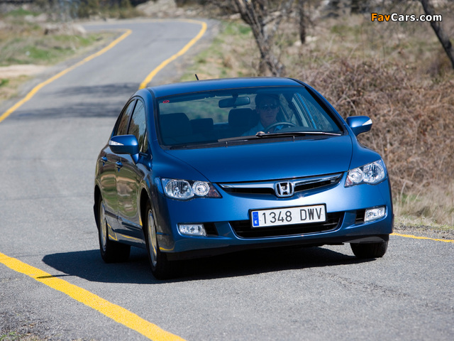 Honda Civic Hybrid (FD3) 2006–08 wallpapers (640 x 480)