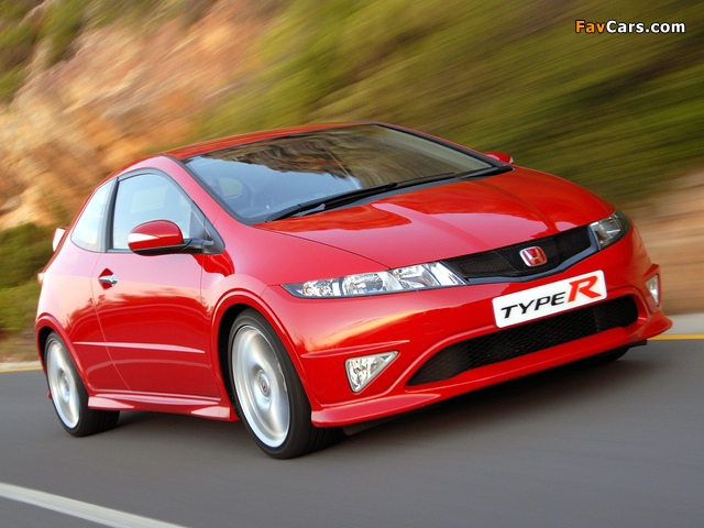 Honda Civic Type-R ZA-spec (FN2) 2007–08 wallpapers (640 x 480)