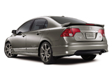 Honda Civic Si Sedan 2007–08 wallpapers