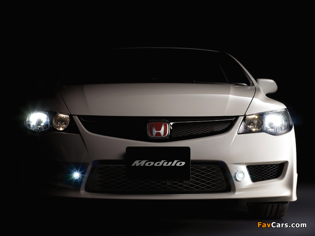 Modulo Honda Civic Type-R Sedan 2007–09 wallpapers (640 x 480)