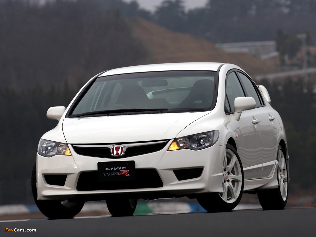 Honda Civic Type-R Sedan (FD2) 2007–08 wallpapers (1024 x 768)