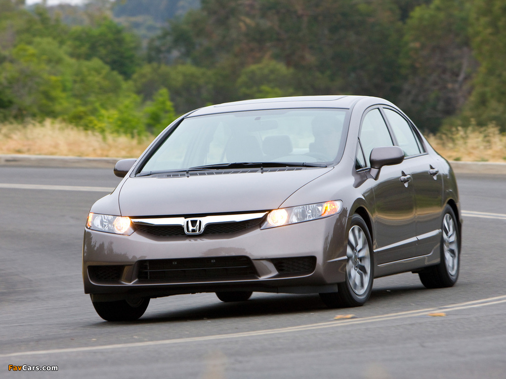 Honda Civic Sedan US-spec 2008–11 wallpapers (1024 x 768)