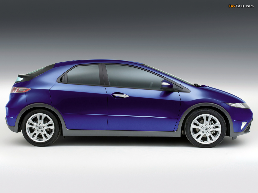 Honda Civic Hatchback (FN) 2008–10 wallpapers (1024 x 768)