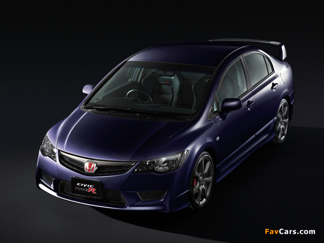 Honda Civic Type-R Sedan (FD2) 2008–10 wallpapers (640 x 480)