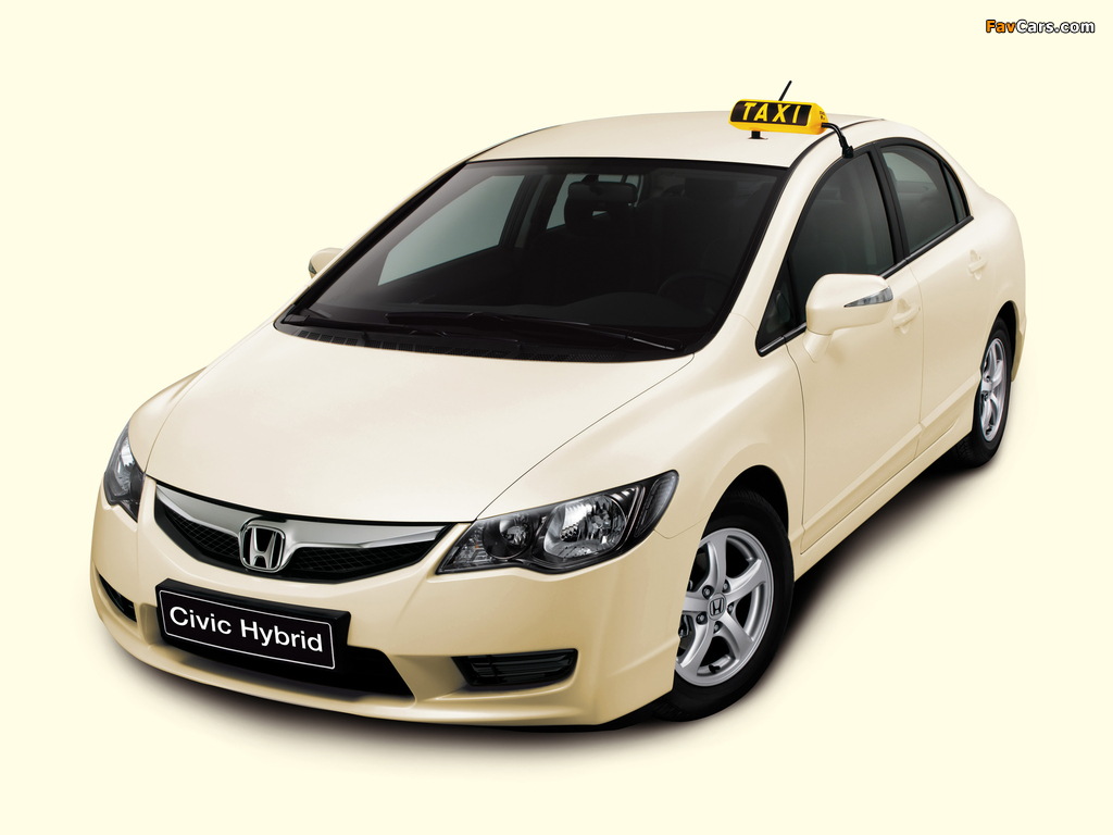 Honda Civic Hybrid Taxi (FD3) 2008–11 wallpapers (1024 x 768)