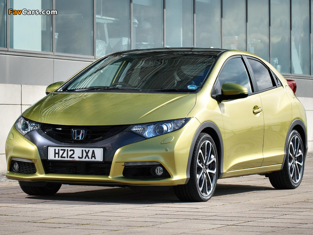 Honda Civic Hatchback UK-spec 2011 wallpapers (640 x 480)