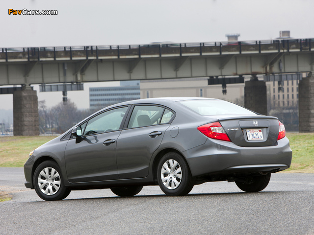 Honda Civic Sedan US-spec 2011 wallpapers (640 x 480)