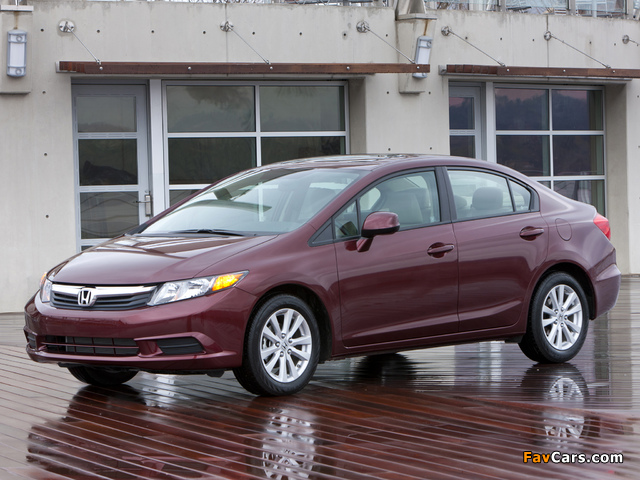 Honda Civic Sedan US-spec 2011 wallpapers (640 x 480)