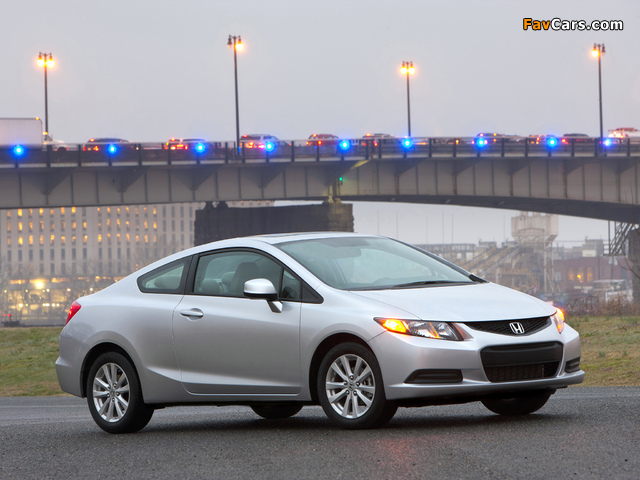 Honda Civic Coupe US-spec 2011–12 wallpapers (640 x 480)