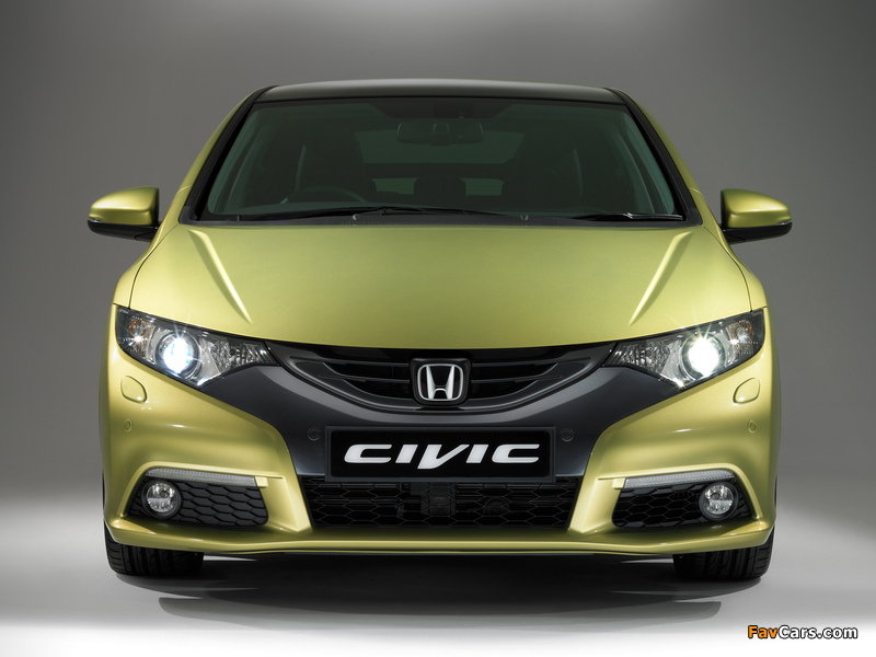 Honda Civic Hatchback UK-spec 2011 wallpapers (800 x 600)