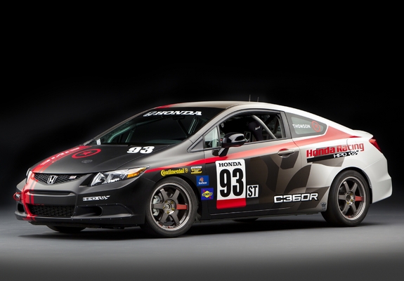 Honda Civic Si Coupe Racecar Compass 360 Racing by HPD 2011 wallpapers