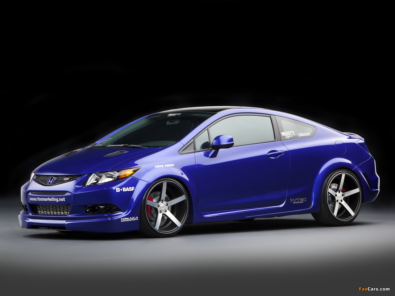 Honda Civic Si Coupe by Fox Marketing 2011 wallpapers (1280 x 960)