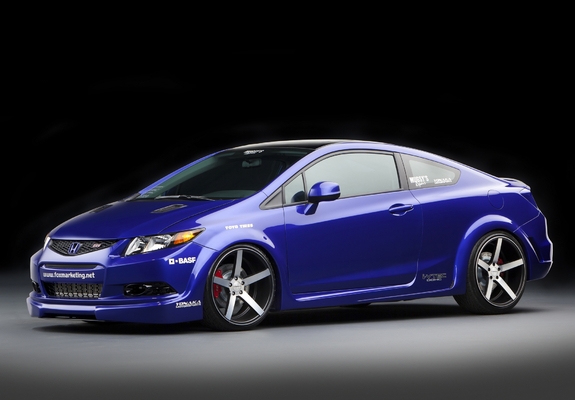 Honda Civic Si Coupe by Fox Marketing 2011 wallpapers