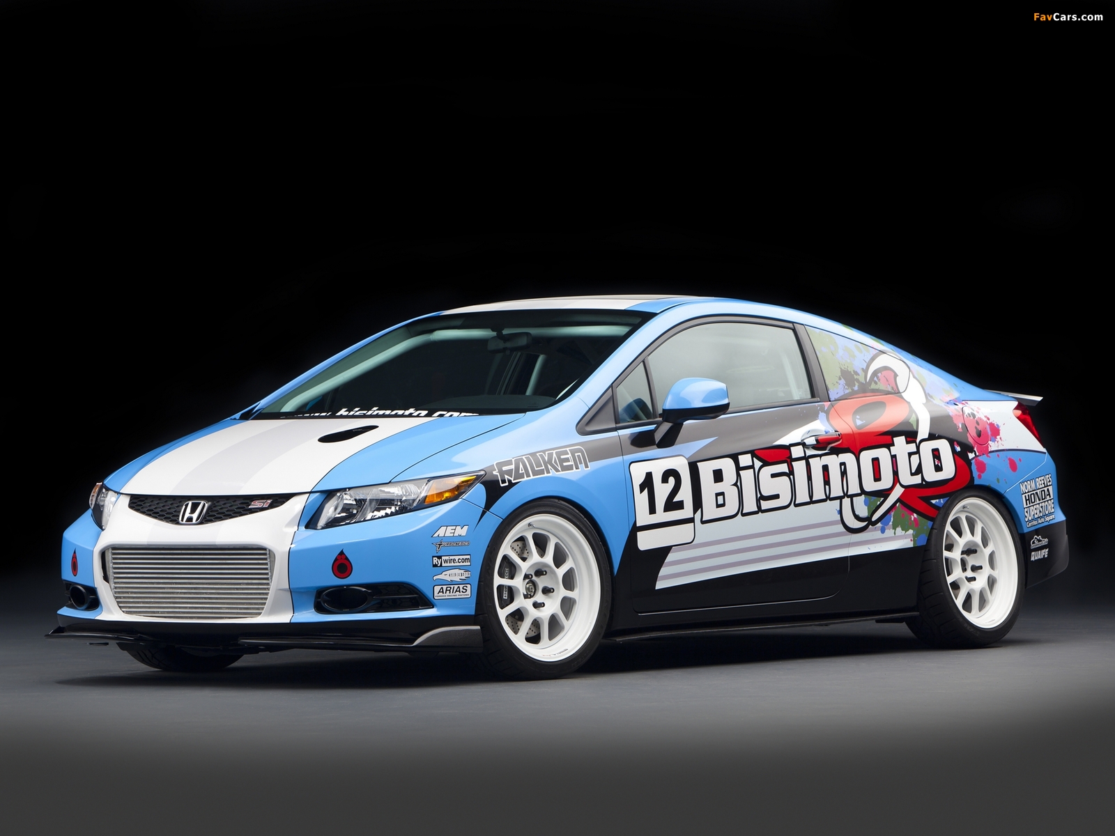 Honda Civic Si Coupe by Bisimoto Engineering 2011 wallpapers (1600 x 1200)
