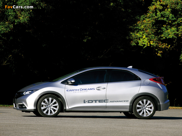 Honda Civic Hatchback i-DTEC 2012 wallpapers (640 x 480)