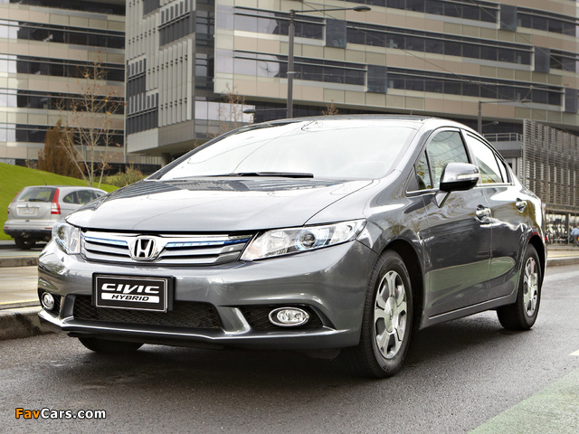 Honda Civic Hybrid AU-spec 2012 wallpapers (640 x 480)