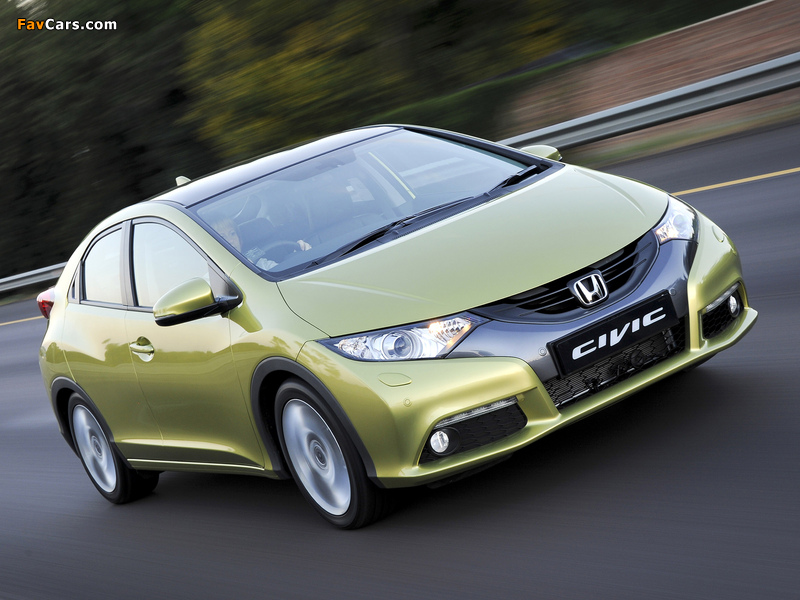 Honda Civic Hatchback ZA-spec 2012 wallpapers (800 x 600)