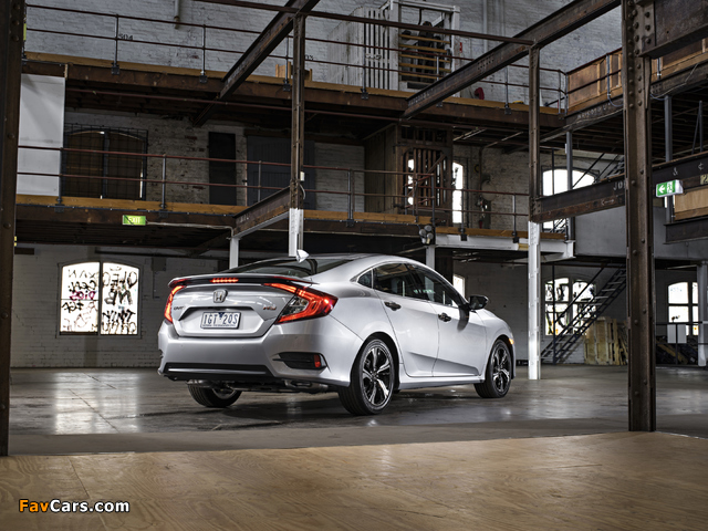 Honda Civic Sedan RS AU-spec 2016 wallpapers (640 x 480)