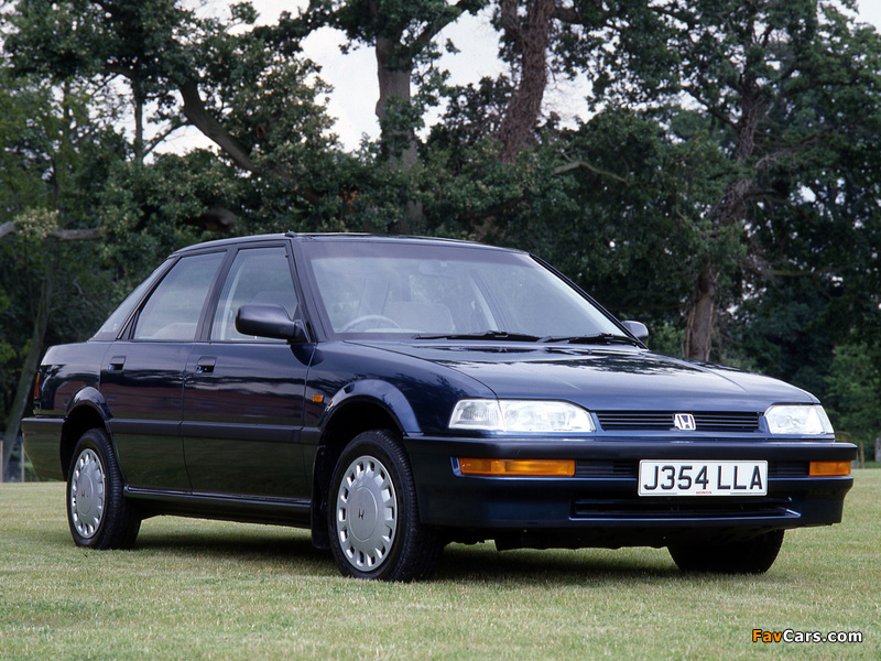 Honda Concerto Sedan UK-spec (MA) 1988–92 photos (800 x 600)