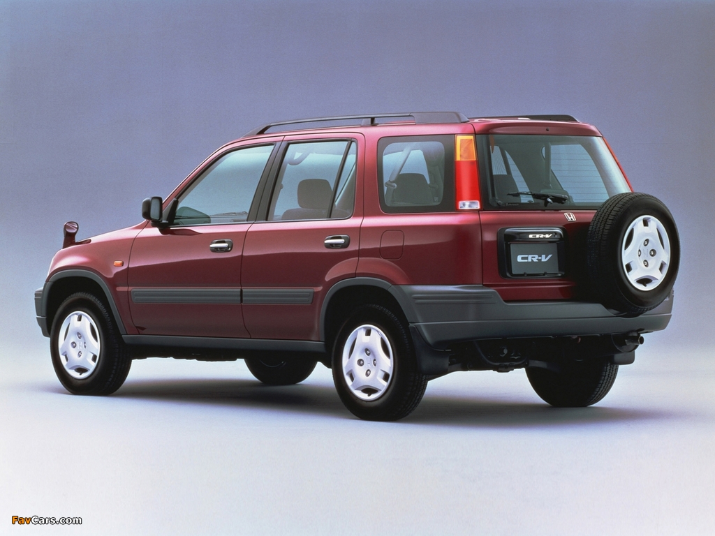 Honda CR-V JP-spec (RD1) 1995–99 wallpapers (1024 x 768)