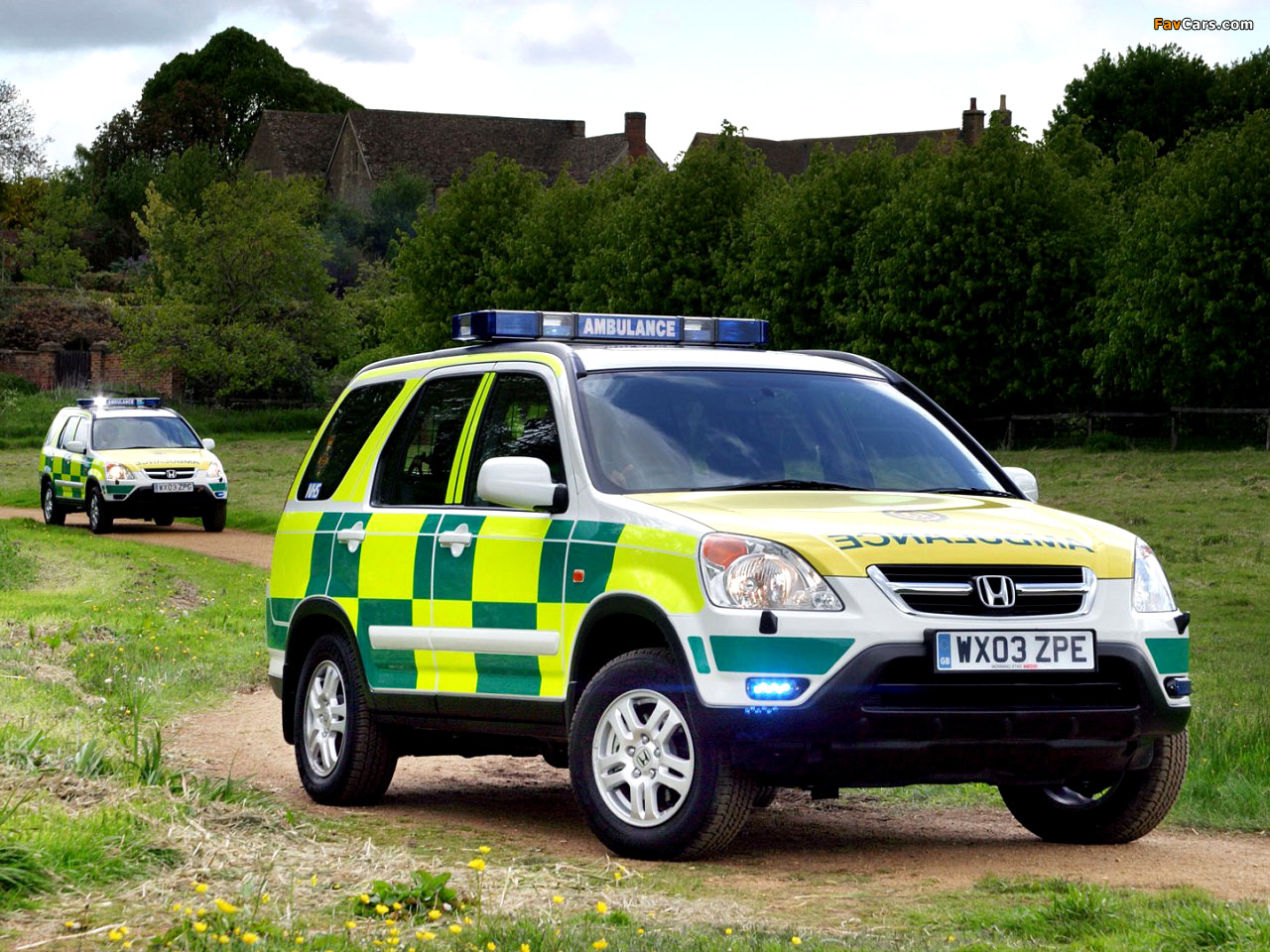 Honda CR-V Ambulance (RD5) 2001–07 pictures (1280 x 960)