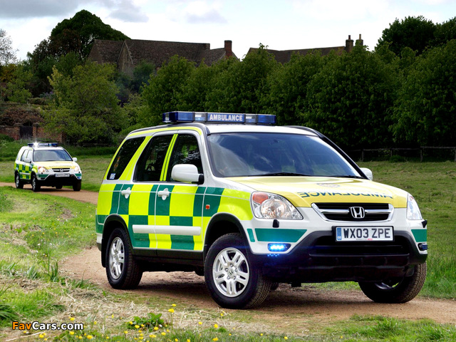 Honda CR-V Ambulance (RD5) 2001–07 pictures (640 x 480)