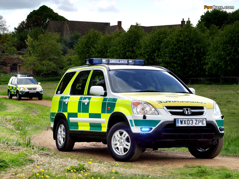 Honda CR-V Ambulance (RD5) 2001–07 pictures (800 x 600)