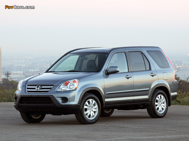 Honda CR-V US-spec (RD5) 2001–07 wallpapers (640 x 480)