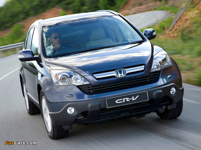 Honda CR-V UK-spec (RE) 2006–09 pictures (640 x 480)