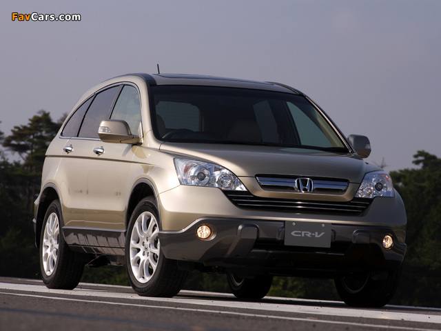 Images of Honda CR-V JP-spec (RE) 2006–09 (640 x 480)