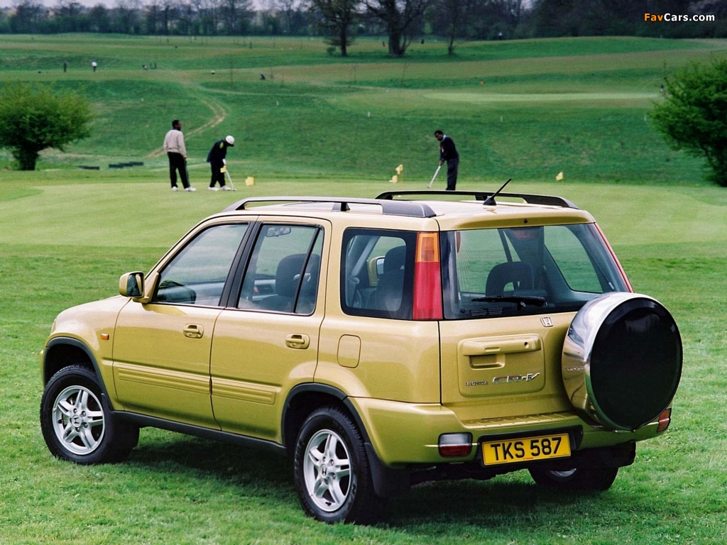 Honda CR-V UK-spec (RD1) 1999–2001 wallpapers (1024 x 768)