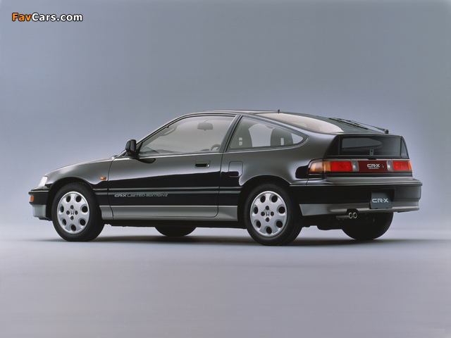 Honda CR-X 1.5X Limited Edition II (EF6) 1990 images (640 x 480)