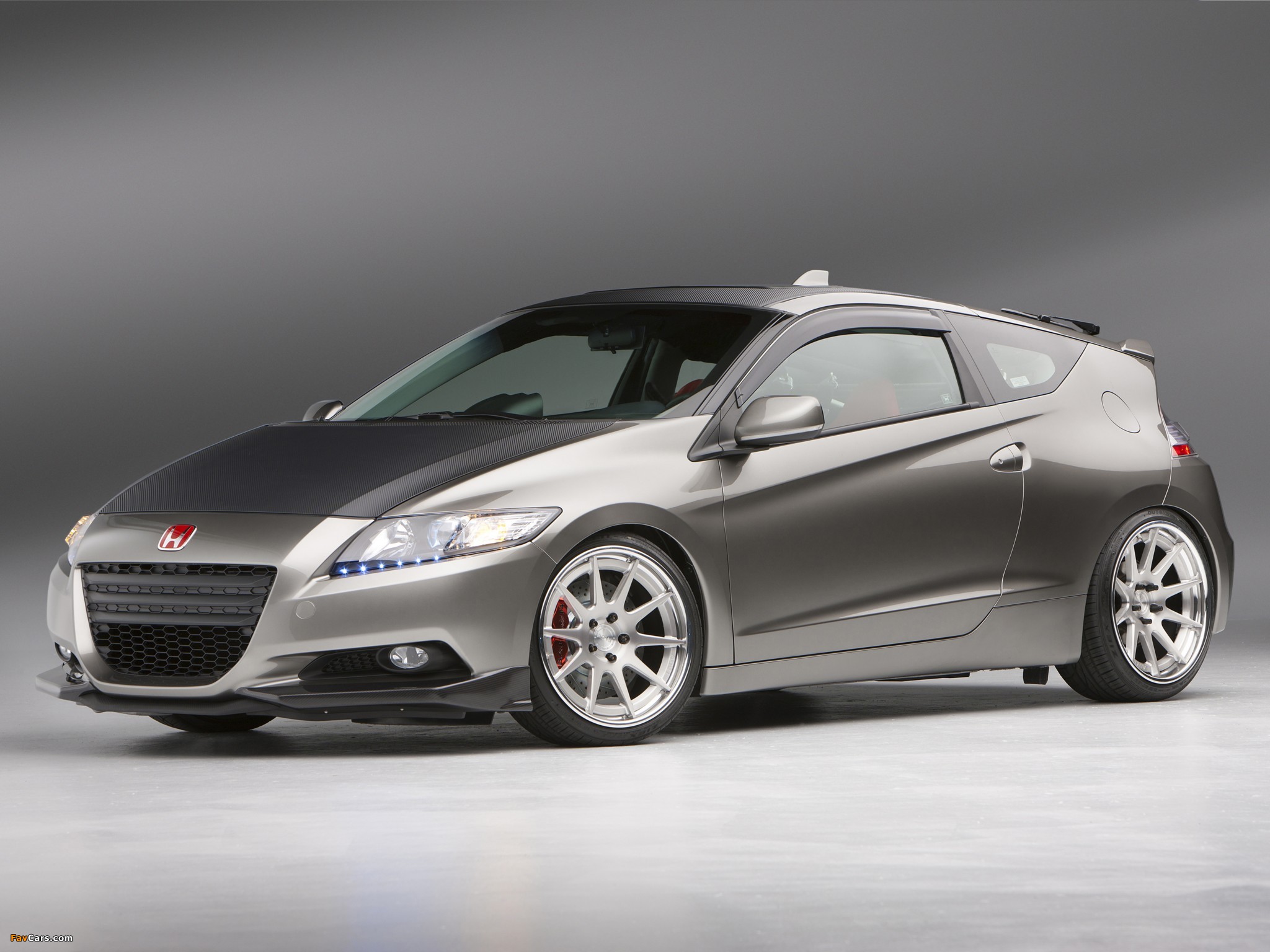 Honda CR-Z by Fortune Motorsports Samurai Gold (ZF1) 2010 wallpapers (2048 x 1536)