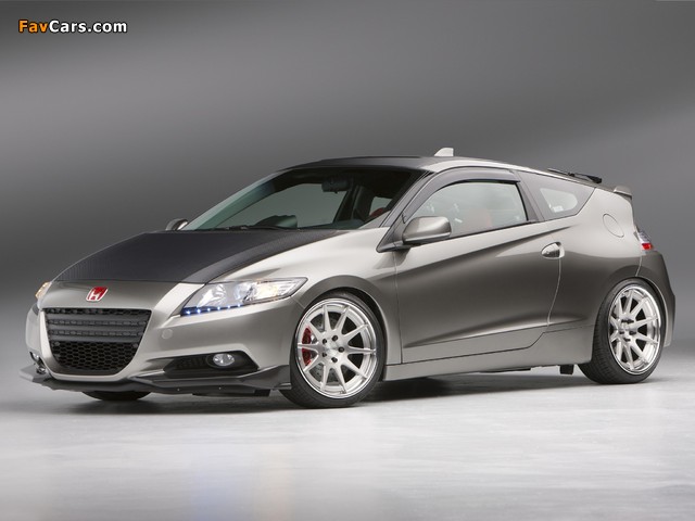 Honda CR-Z by Fortune Motorsports Samurai Gold (ZF1) 2010 wallpapers (640 x 480)