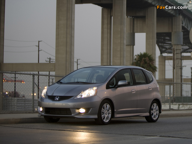 Honda Fit Sport US-spec (GE) 2008–11 wallpapers (640 x 480)