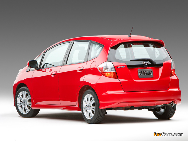 Honda Fit Sport US-spec (GE) 2008–11 wallpapers (640 x 480)