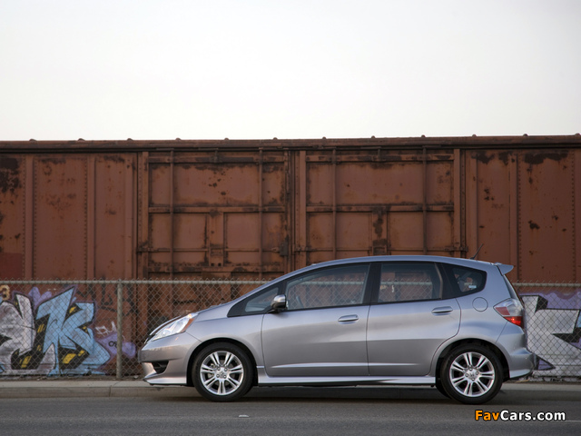 Honda Fit Sport US-spec (GE) 2008–11 wallpapers (640 x 480)