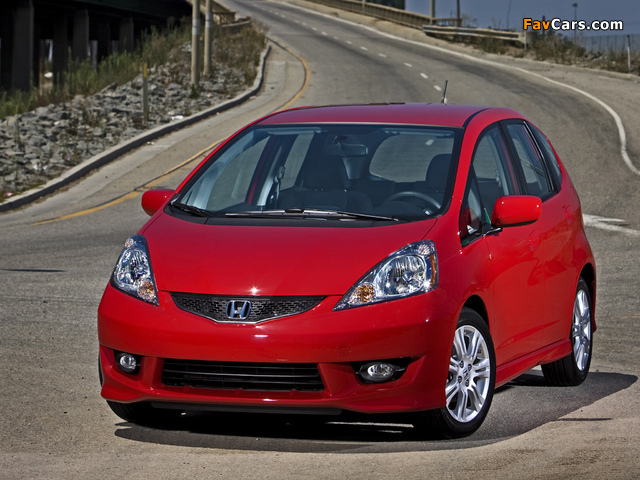 Honda Fit Sport US-spec (GE) 2008–11 wallpapers (640 x 480)