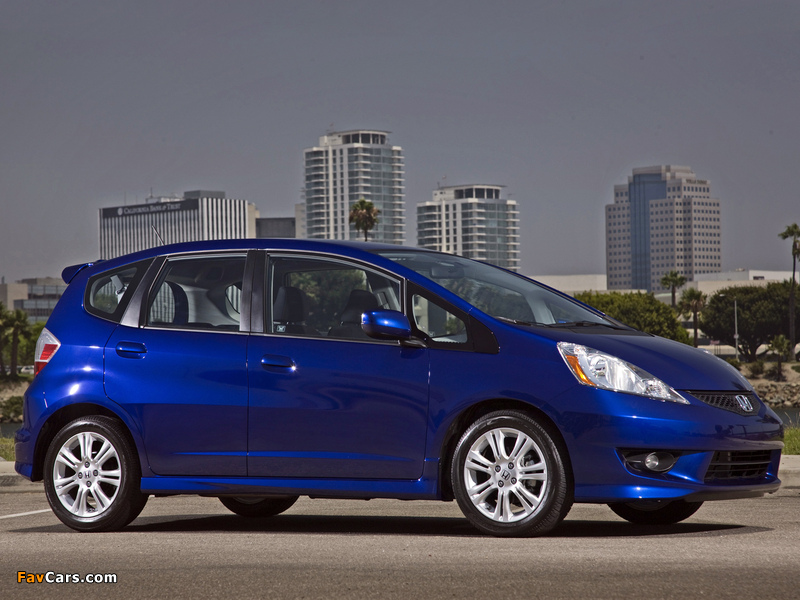 Honda Fit Sport US-spec (GE) 2008–11 wallpapers (800 x 600)