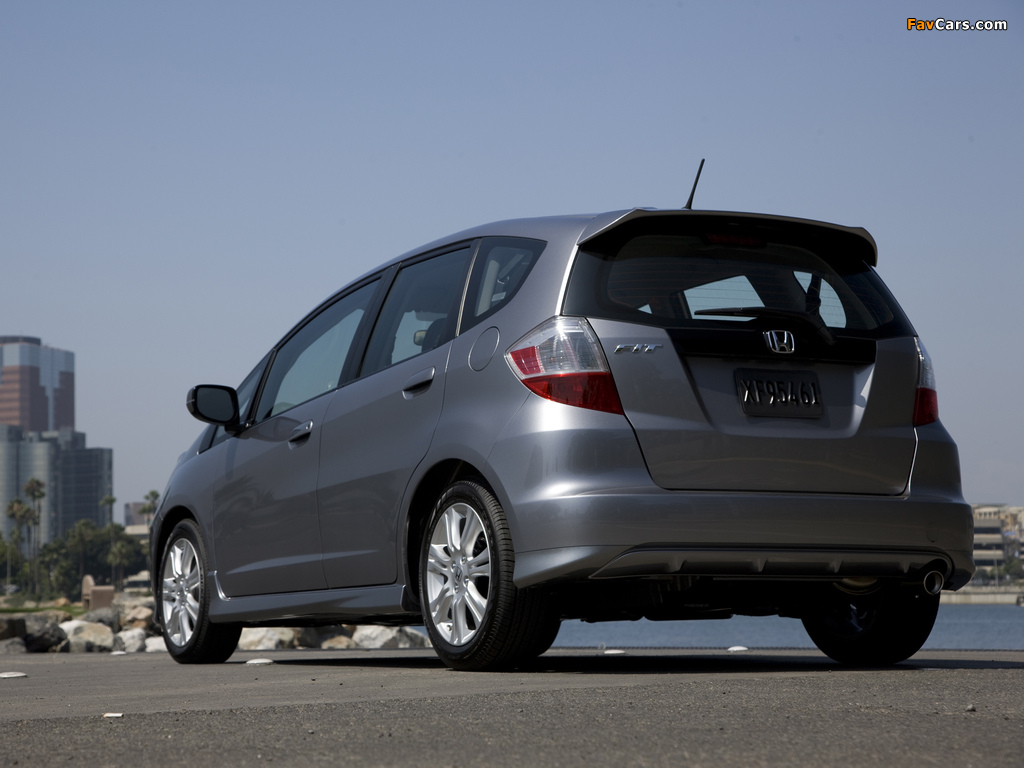 Honda Fit Sport US-spec (GE) 2008–11 wallpapers (1024 x 768)