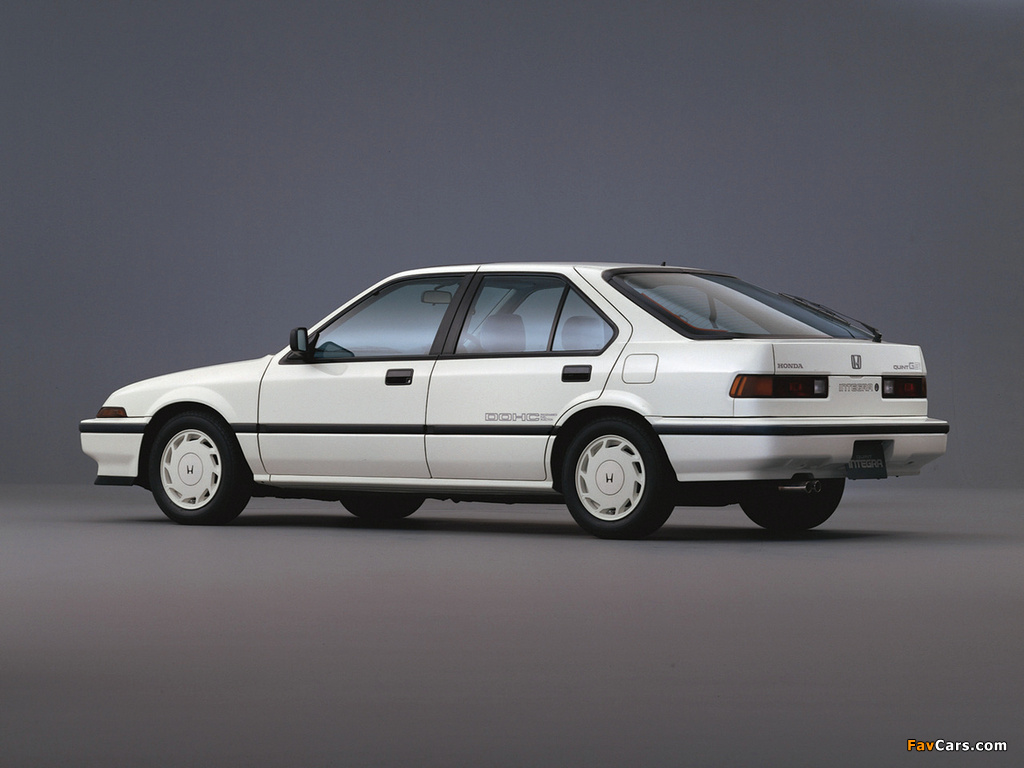 Honda Quint Integra GSi 5-door (DA1) 1985–89 photos (1024 x 768)