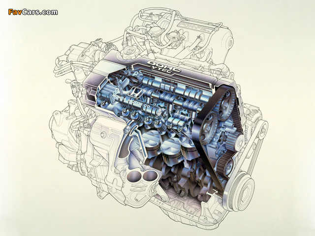 Images of Engines Honda B16A (640 x 480)