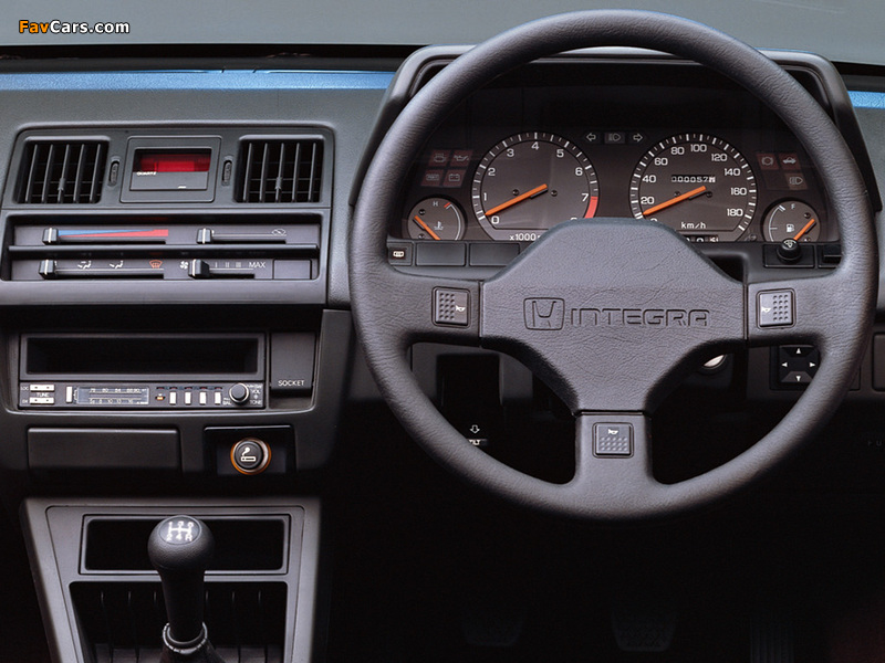 Honda Quint Integra GSi 3-door (AV) 1985–89 wallpapers (800 x 600)