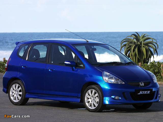 Honda Jazz Sport ZA-spec 2005–08 photos (640 x 480)