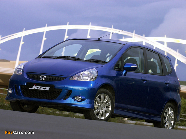 Honda Jazz Sport ZA-spec 2005–08 photos (640 x 480)