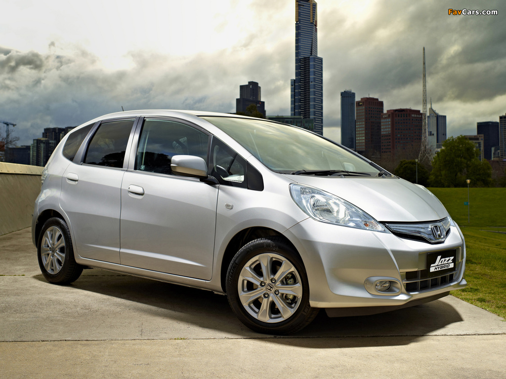 Photos of Honda Jazz Hybrid AU-spec 2012 (1024 x 768)