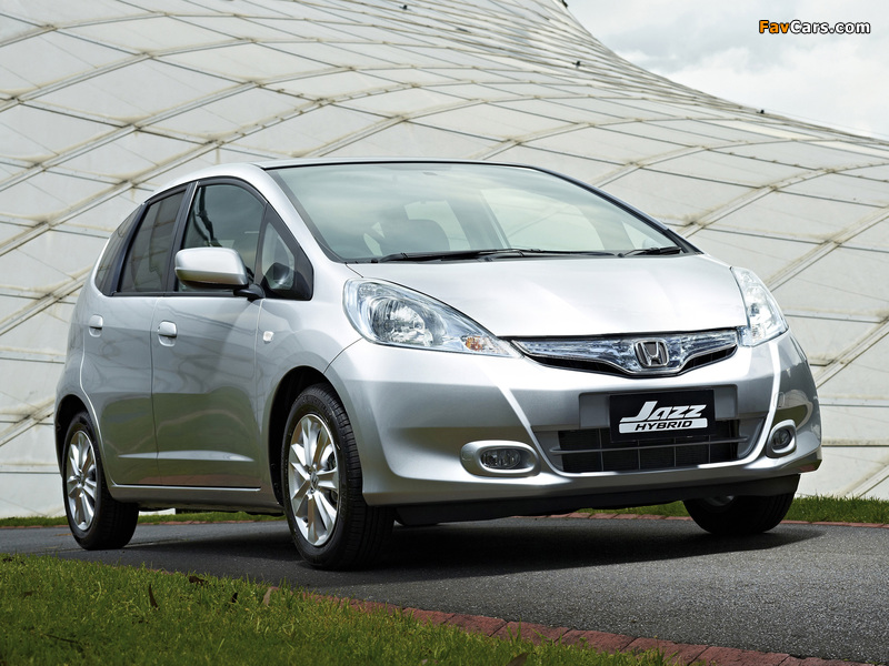 Pictures of Honda Jazz Hybrid AU-spec 2012 (800 x 600)