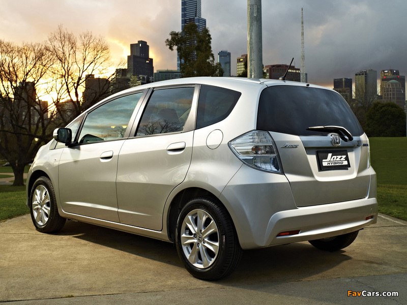 Honda Jazz Hybrid AU-spec 2012 wallpapers (800 x 600)