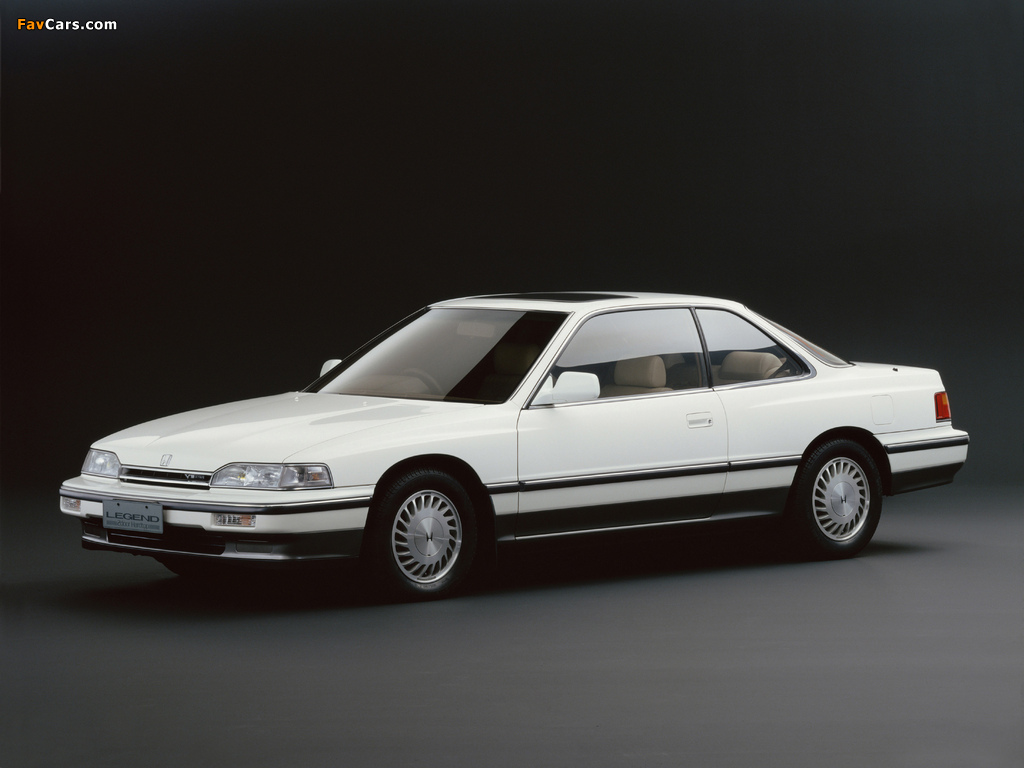 Honda Legend Exclusive 2-door Hardtop 1987–90 wallpapers (1024 x 768)